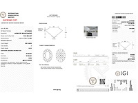 18 karaat witgouden ring met 9,09 crt. diamant - afbeelding 2 van  6