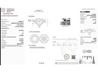 18 krt. geel gouden ring met diamant 3,14 crt. - afbeelding 3 van  10