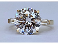 18 krt gouden ring met diamant 6,44 crt