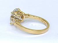 18 krt gouden ring met diamant 6,44 crt - afbeelding 8 van  9