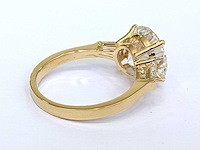 18 krt gouden ring met diamant 6,44 crt - afbeelding 7 van  9