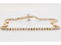 18 krt gouden tennis armband met natuurlijke diamant 2,20 crt - afbeelding 1 van  7