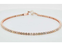 18 krt gouden tennis armband met natuurlijke diamant 3,93 crt