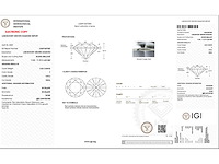 18 krt wit gouden ring met diamant 5,02 crt - afbeelding 3 van  10