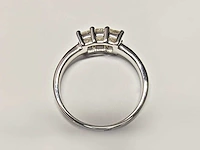 18 kt witgoud 0,57 cts ring met natuurlijke diamant - afbeelding 5 van  6