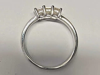 18 kt witgouden ring met 0,65 cts natuurlijke diamant - afbeelding 4 van  6