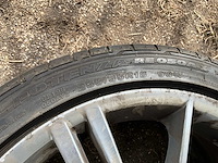 18” lichtmetalen bmw is37 velg 8,5jx18 eh2 v.v. bridgestone 255\35r18 band - afbeelding 2 van  4