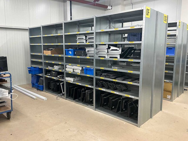 18 meter magazijnstelling in 3 delen - afbeelding 2 van  7