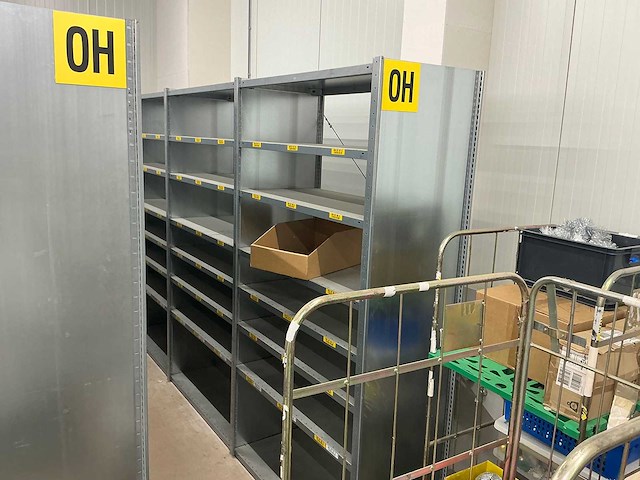 18 meter magazijnstelling in 3 delen - afbeelding 5 van  7