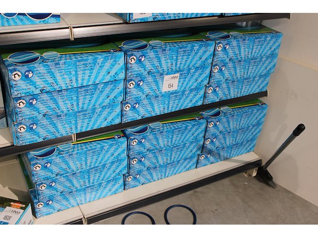 18 opblaasbare zwembaden bestway blauw rechthoekig, 262 cm x 175 cm x 51cm. - afbeelding 1 van  3