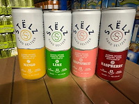 18 overdozen ( 216 blikjes ) stelz mixed packs. tht 02-2026. bod is inclusief 32,40 euro statiegeldwaarde - afbeelding 2 van  3