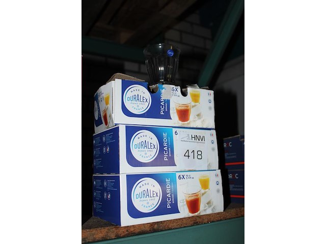 18 sapglazen duralex. - afbeelding 2 van  3