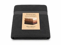 18 sauna/strandlaken 500gsm, antraciet