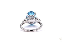 18 witgouden ring met 5,83 crt. diamant - afbeelding 6 van  6