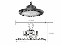 18 x g6 led highbay pro line 150 watt - afbeelding 6 van  10
