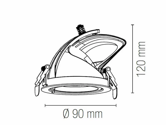 18 x intec delta 20 watt cct led banaan downlighters - afbeelding 6 van  6