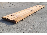 18 x kapur terrasplank 21 x 145mm 7 groeven, lengte 395cm