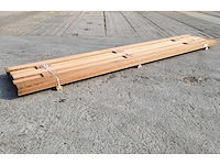 18 x kapur terrasplank 21 x 145mm 7 groeven, lengte 395cm - afbeelding 4 van  4