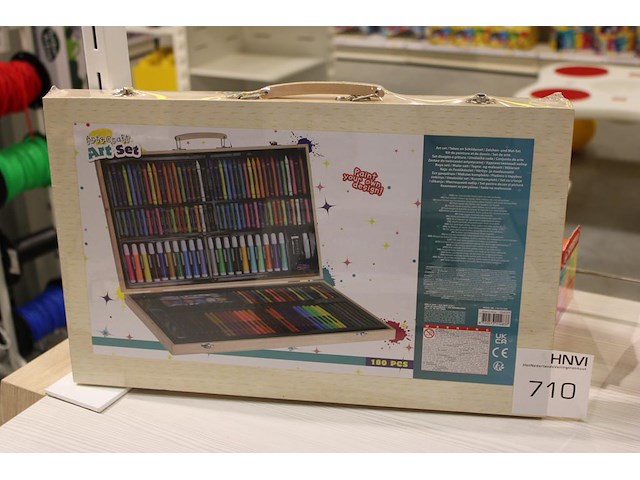 180 delige tekenset art&craft. - afbeelding 1 van  2