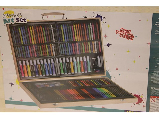 180 delige tekenset art&craft. - afbeelding 2 van  2