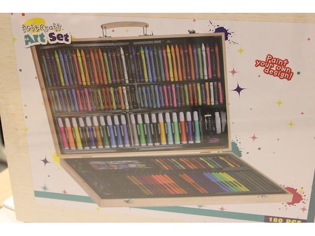 180 delige tekenset art&craft. - afbeelding 2 van  2