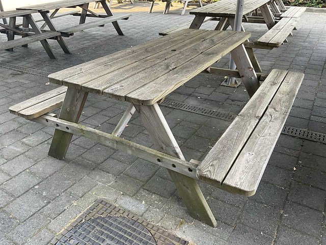 180cm picknick bank - afbeelding 1 van  2