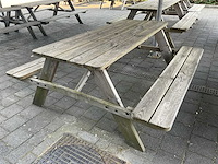 180cm picknick bank - afbeelding 1 van  2
