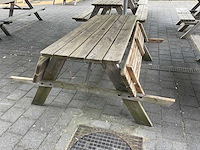 180cm picknick bank - afbeelding 2 van  2