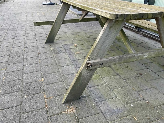 180cm picknick bank - afbeelding 2 van  2