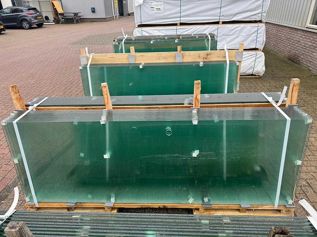 180st glaspanelen 10mm gehard veiligheidsglas - afbeelding 15 van  17