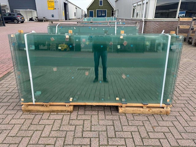180st glaspanelen 10mm gehard veiligheidsglas - afbeelding 12 van  17