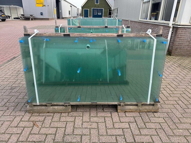 180st glaspanelen 10mm gehard veiligheidsglas - afbeelding 14 van  17