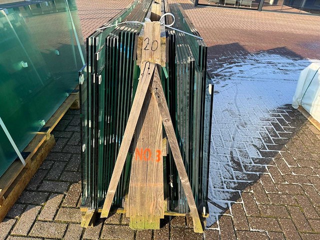 180st glaspanelen 10mm gehard veiligheidsglas - afbeelding 2 van  15