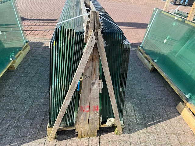 180st glaspanelen 10mm gehard veiligheidsglas - afbeelding 4 van  17