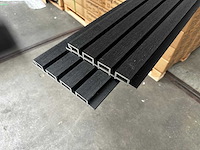180x rhombus gevelbekleding composiet zwart - 290 cm lang - ruim 100 m2 - afbeelding 2 van  5