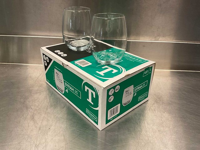 (180x) vicrila hostelvia syrah doos à 6 stuks - glas 35 cl - afbeelding 10 van  12