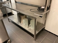 180x70cm rvs werktafel - afbeelding 2 van  2