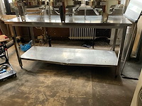 180x70cm rvs werktafel - afbeelding 1 van  1