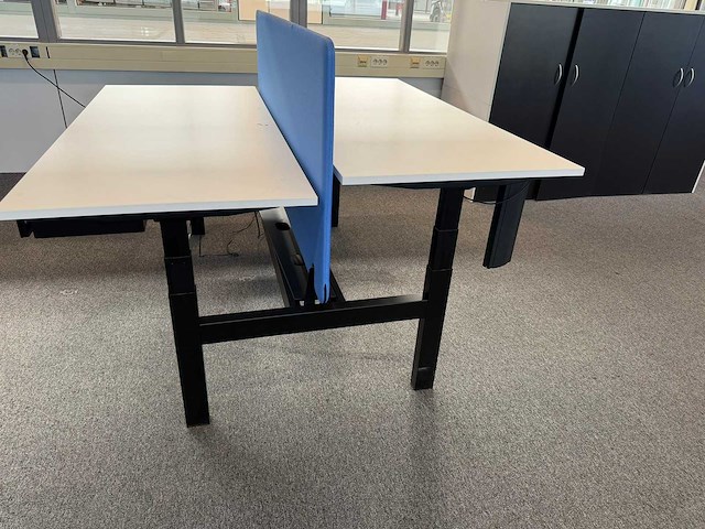 180x80cm - elektrisch zit-sta duo-bureau (7x) - afbeelding 2 van  5