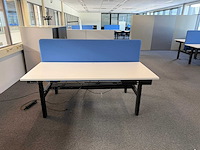 180x80cm - elektrisch zit-sta duo-bureau - afbeelding 1 van  5