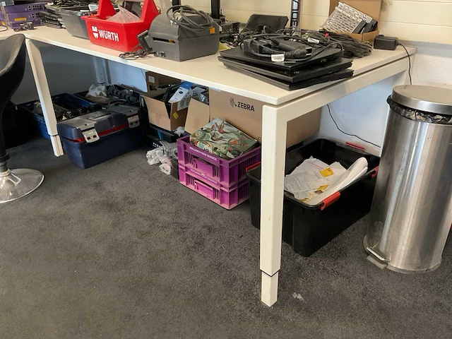 180x90cm bureautafel (2x) - afbeelding 2 van  3