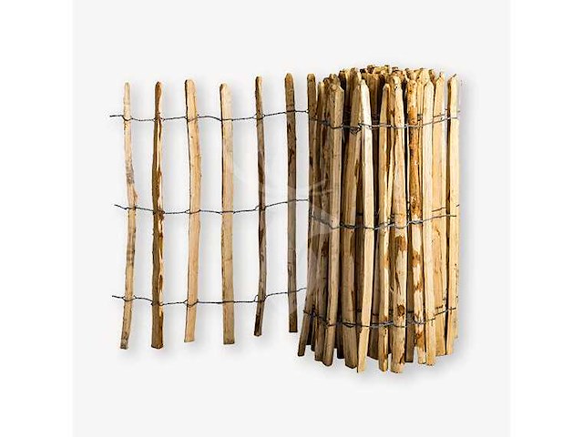 183cm - kastanjehout schapenhekwerk (3x) - afbeelding 1 van  1