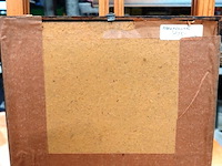 18e-eeuwse kopergravure van het dorp boskoop - afbeelding 4 van  5
