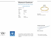 18k geelgouden solitair, ovaal moissaniet 1.00 ct - afbeelding 2 van  10