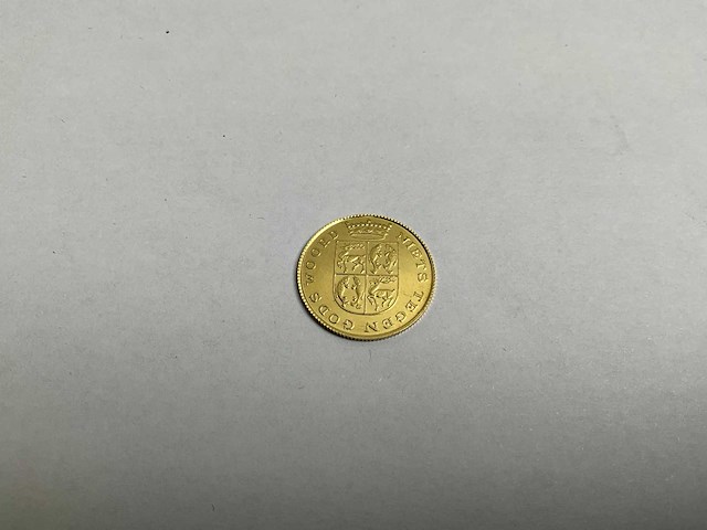 18k gouden penning juliana van stolberg (3,7 gram) - afbeelding 1 van  3