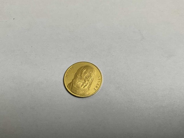 18k gouden penning maria stuart (3,7 gram) - afbeelding 3 van  3