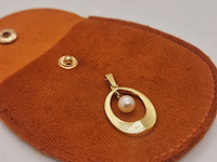 18kt goldfilled pendant hanger met parel - afbeelding 4 van  4