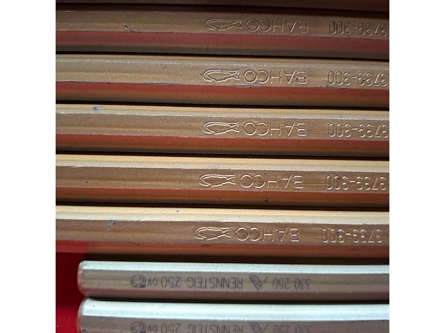 18x diverse puntbeitels o.a. gedore, bahco - afbeelding 4 van  7