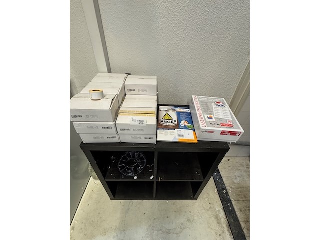 18x doos labels - afbeelding 1 van  7