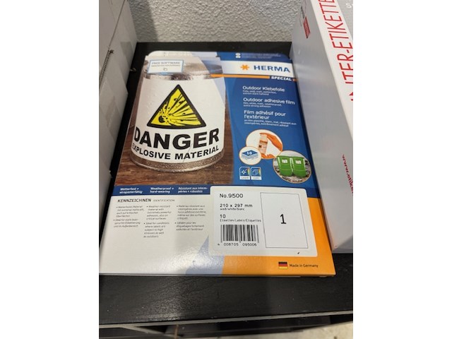 18x doos labels - afbeelding 5 van  7